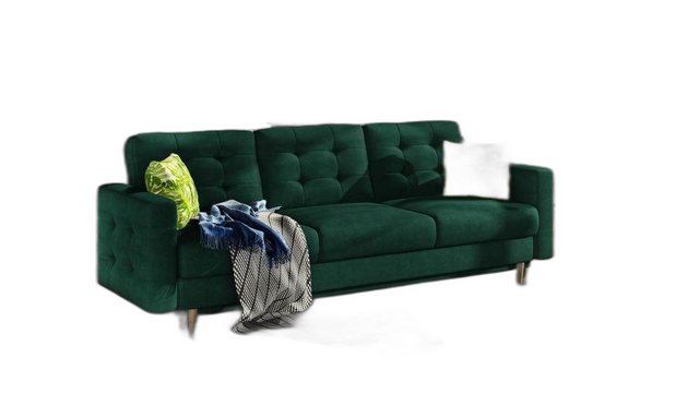 Xlmoebel Sofa Drei-Sitzer Sofa Traditionelle Polstercouch 3-Sitzer Textil N günstig online kaufen