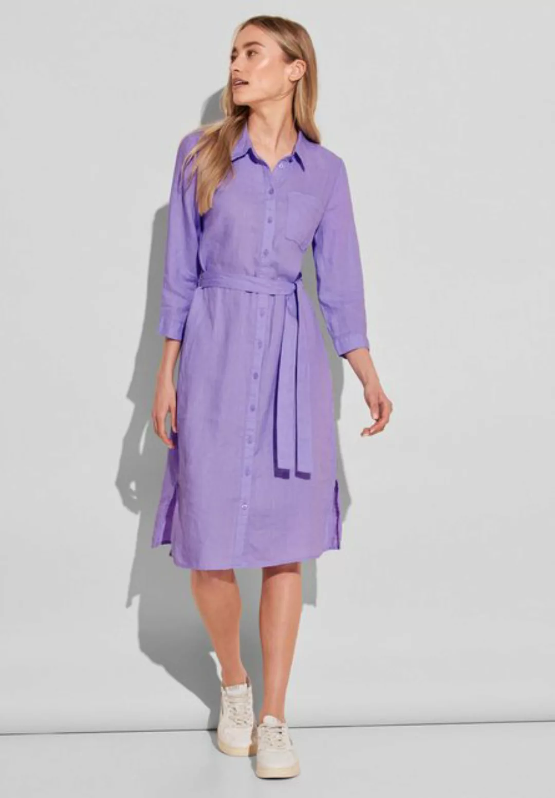 STREET ONE Blusenkleid mit Bindegürtel zum Taillieren günstig online kaufen
