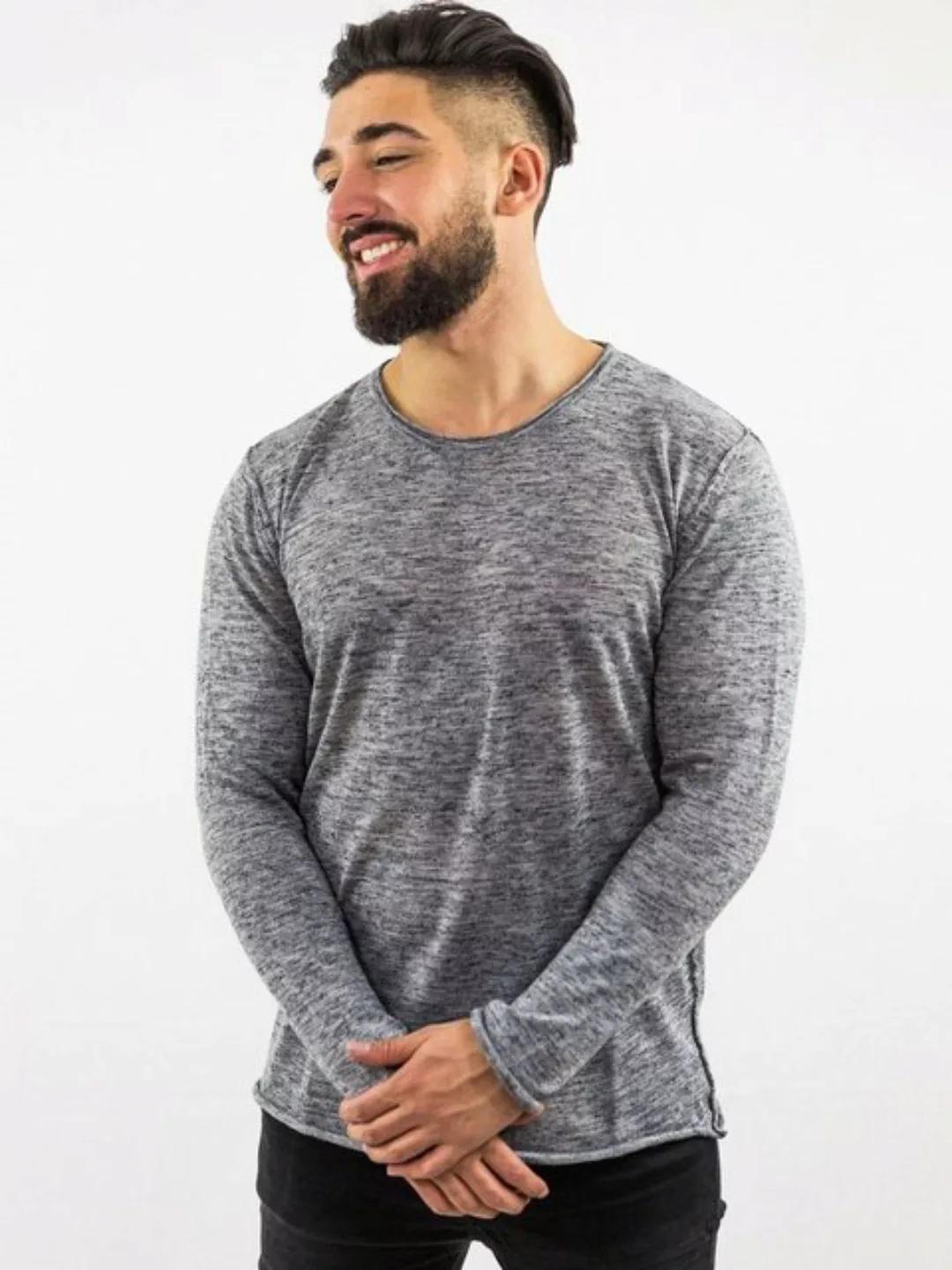 DAILY´S Langarmshirt FARID: Herren leichter Strickpullover günstig online kaufen