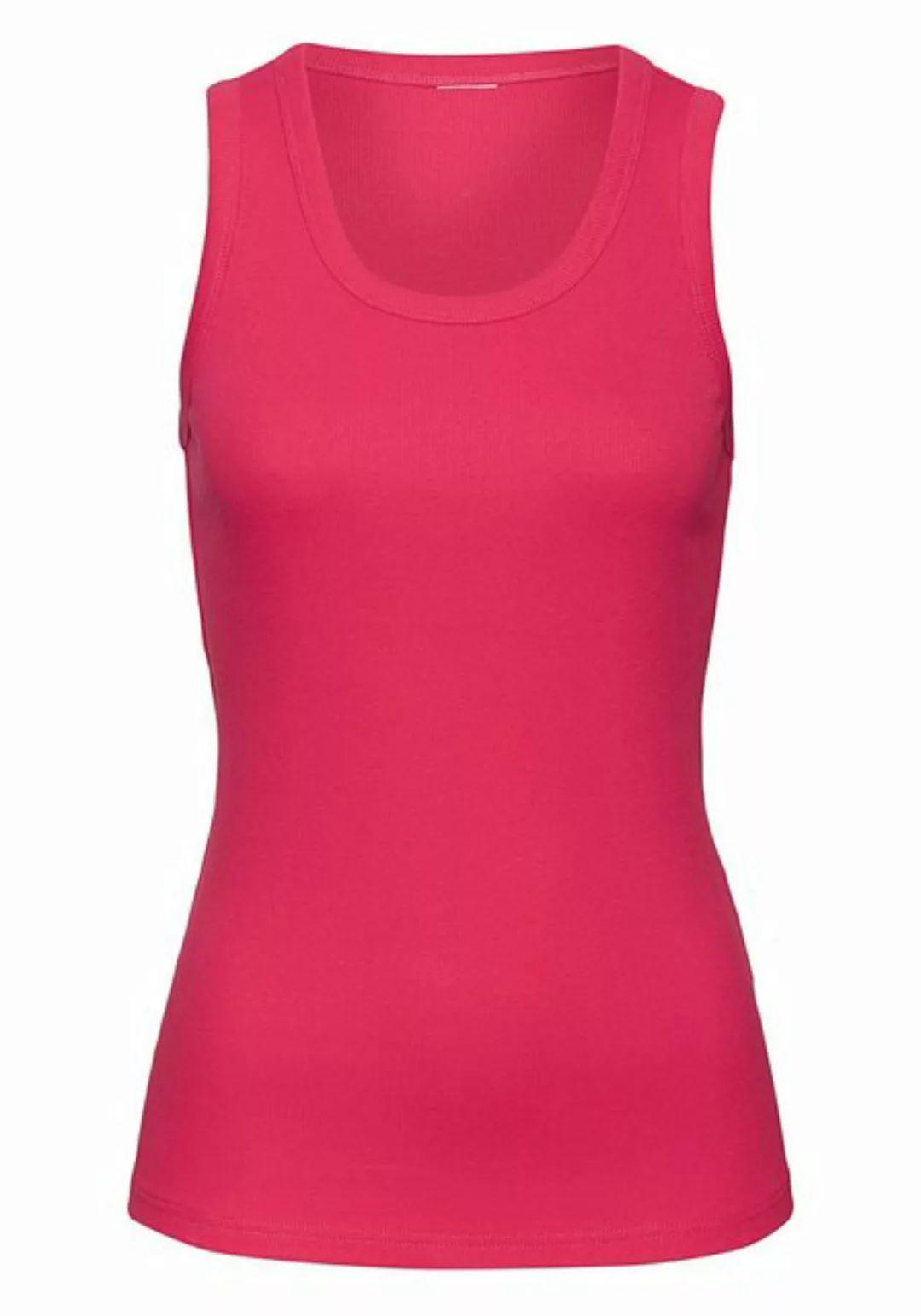 Vivance Tanktop "aus weichem Rippen-Jersey", (2er-Pack) günstig online kaufen