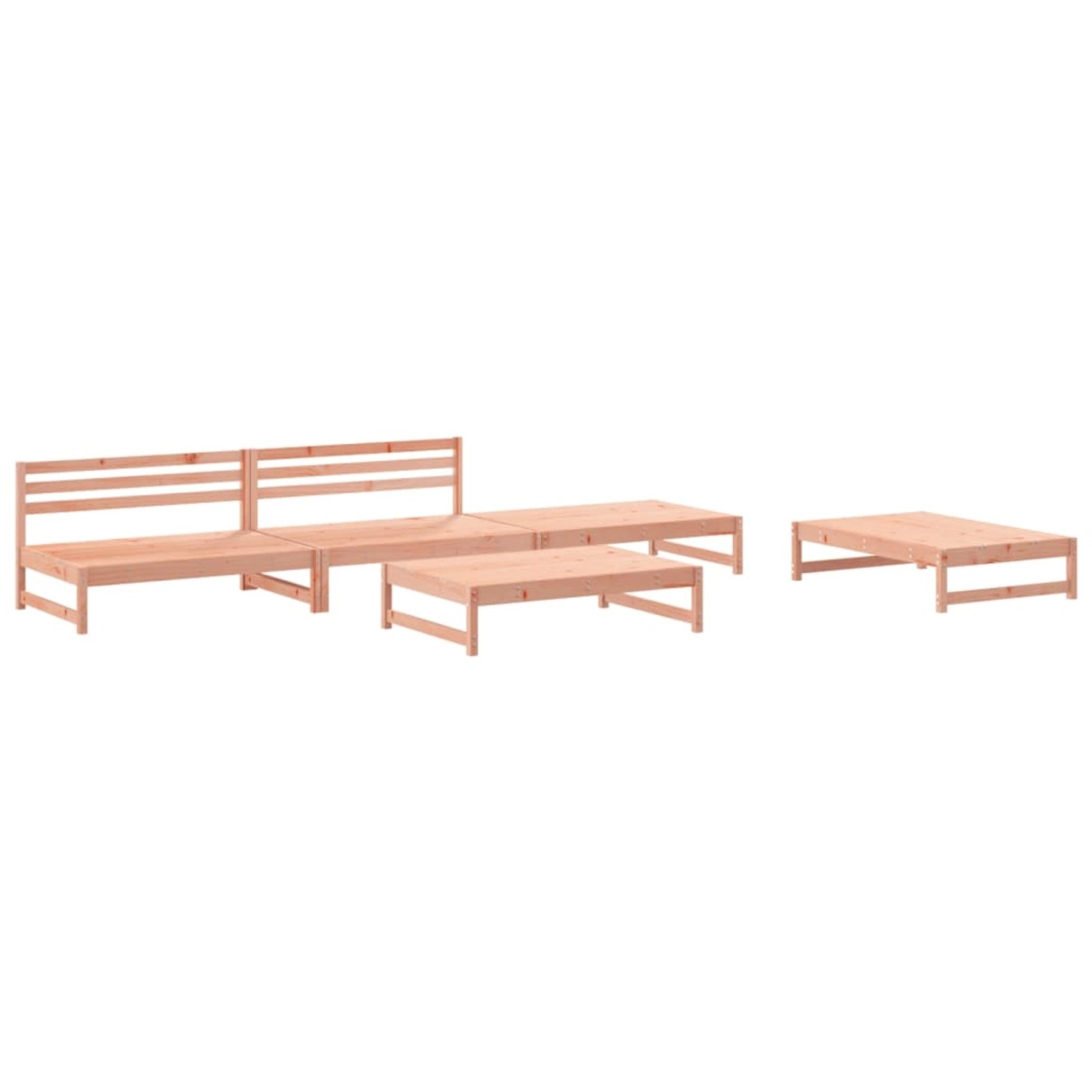 vidaXL 5-Tlg Garten-Lounge-Set Massivholz Douglasie 3186604 günstig online kaufen