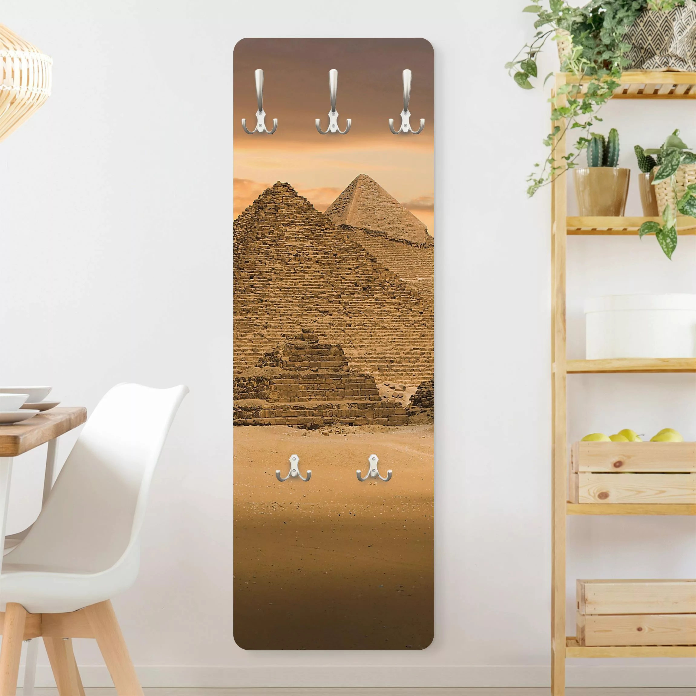 Wandgarderobe Holzpaneel Architektur & Skyline Dream of Egypt günstig online kaufen