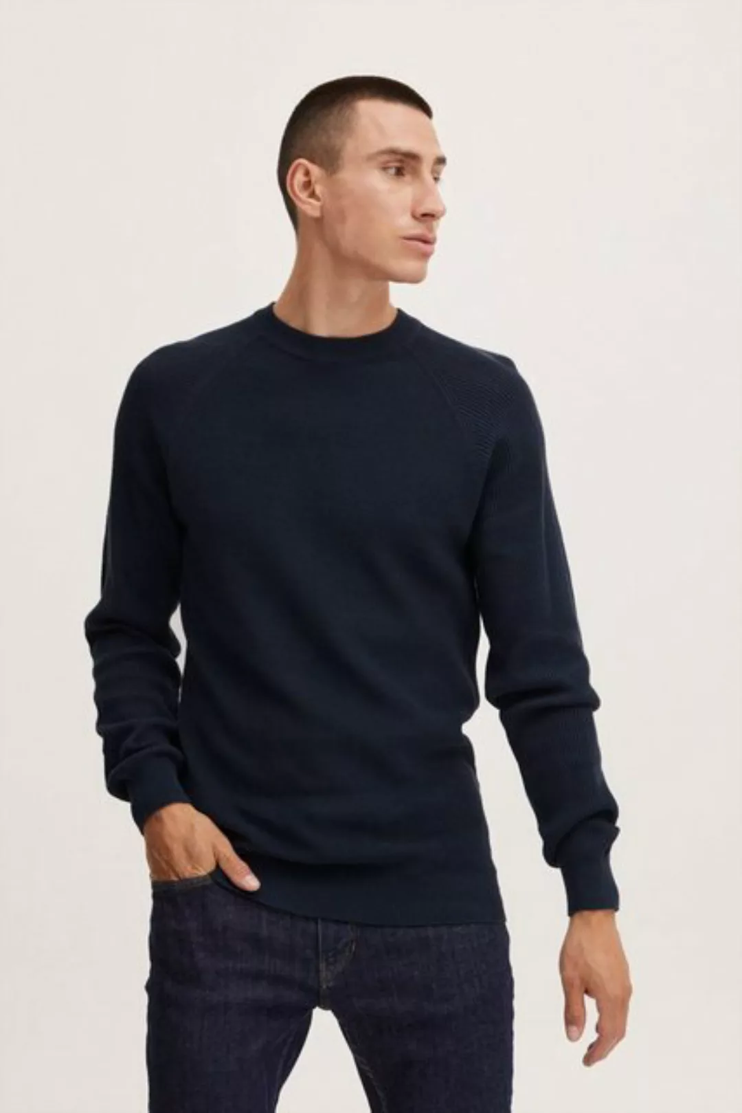 Casual Friday Strickpullover Kristian 0045 crew neck raglan knit 20504503 günstig online kaufen