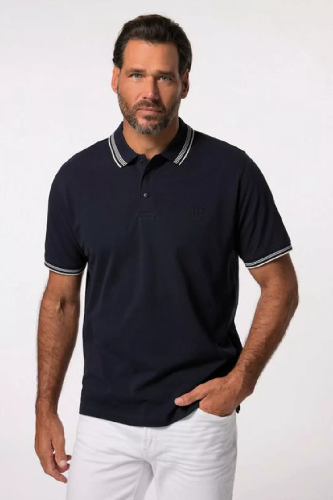 JP1880 Poloshirt Poloshirt Halbarm Piqué Druckknöpfe bis 8 XL günstig online kaufen