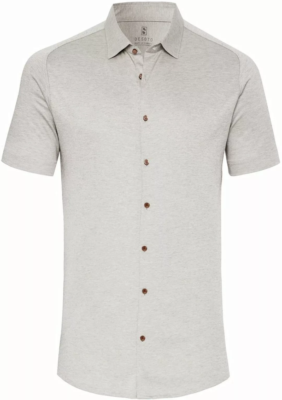 Desoto Short Sleeve Jersey Hemd Beige - Größe L günstig online kaufen