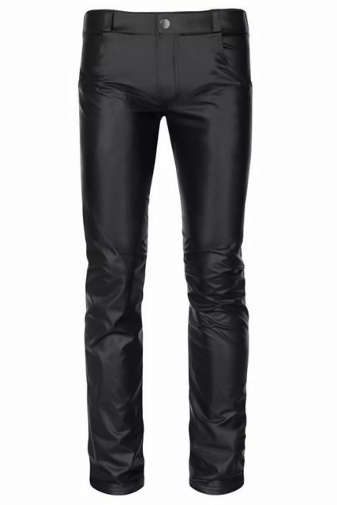 Regnes Fetish Planet Lederimitathose Herren lange Wetlook-Hose RMVincenzo00 günstig online kaufen