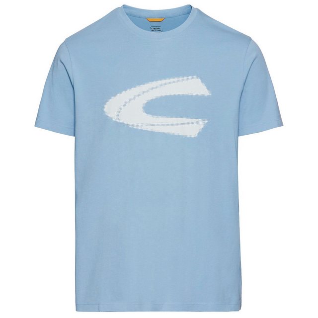 camel active Rundhalsshirt Camel Active T-Shirt XXL eisblau Logo-Print günstig online kaufen