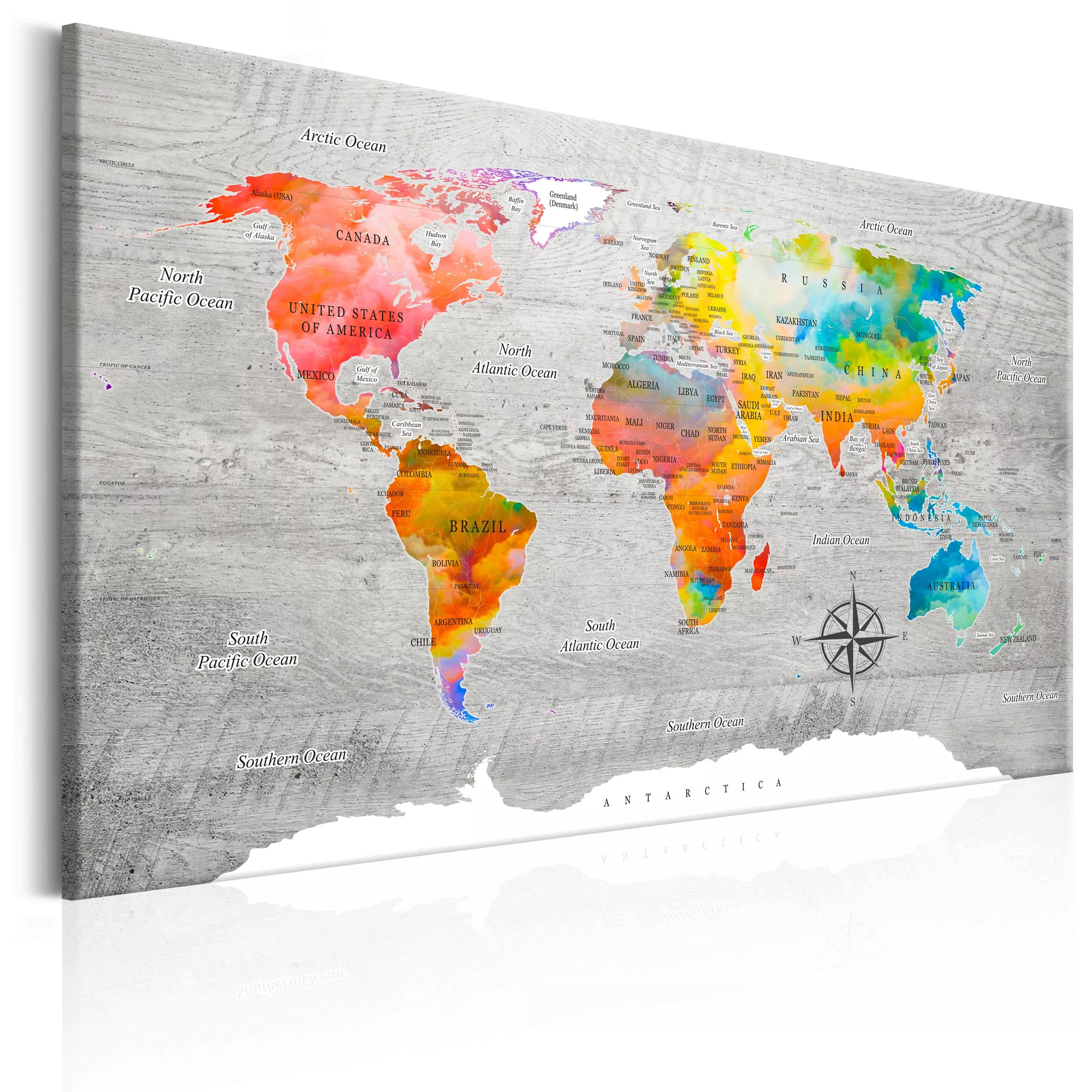 Wandbild - Multicolored Travels günstig online kaufen