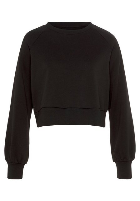 LSCN by LASCANA Sweatshirt mit Ziernähten, Loungeanzug günstig online kaufen