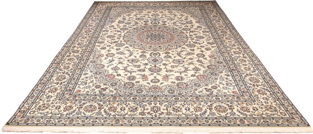 morgenland Orientteppich »Perser - Nain - Premium - 398 x 257 cm - beige«, günstig online kaufen