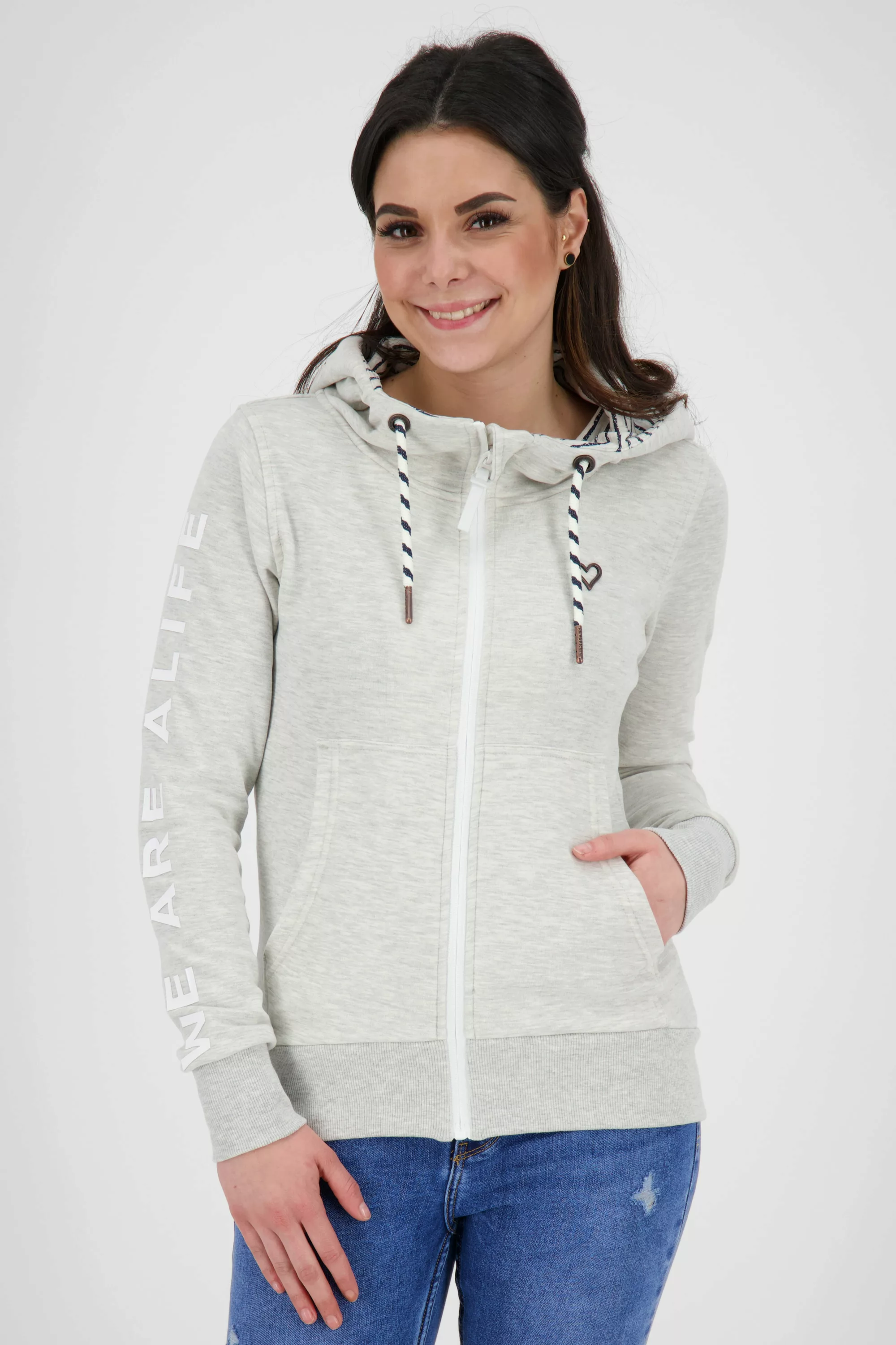 Alife & Kickin Sweatshirt "JessyAK Sweat Jacket Damen Sweatjacke, Kapuzensw günstig online kaufen