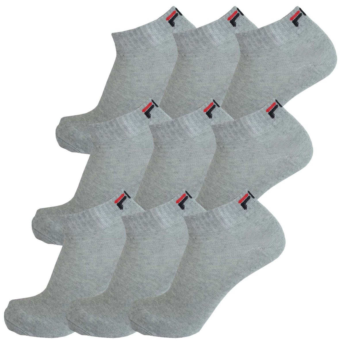 FILA Quarter Socken Unisex, 3 Paar - Kurzsocken, Sport, Logo-Bund, uni, 35- günstig online kaufen