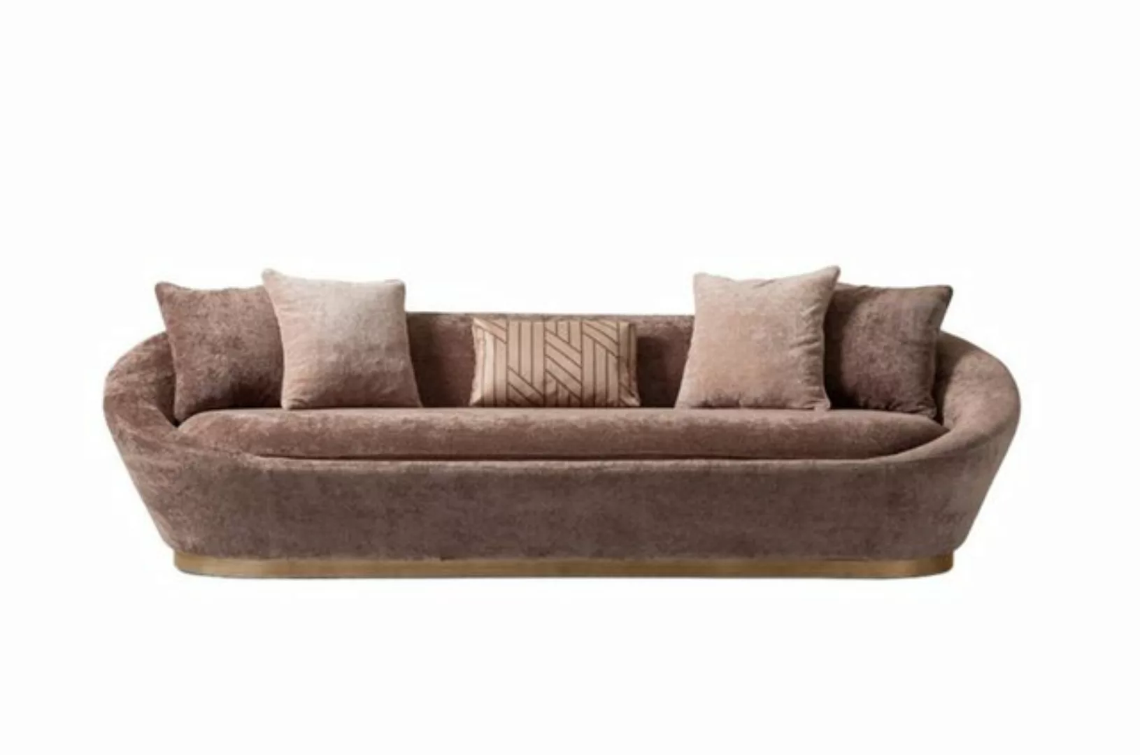 Xlmoebel 3-Sitzer Stoffsofa in Beige, Luxus Polstersofa, Dreisitzer Couch, günstig online kaufen