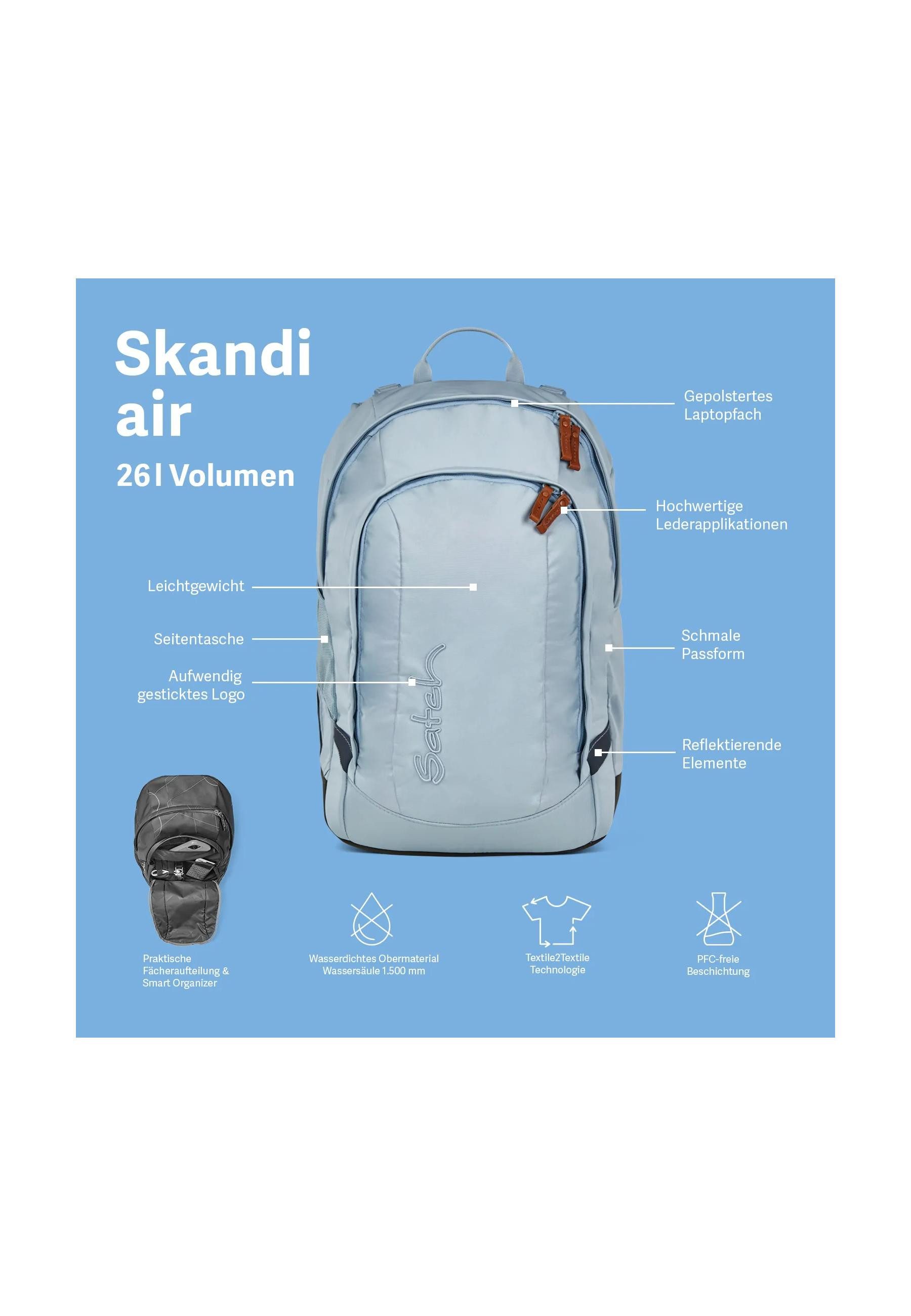 Satch Schulrucksack Satch Air Schulrucksack Nordic günstig online kaufen