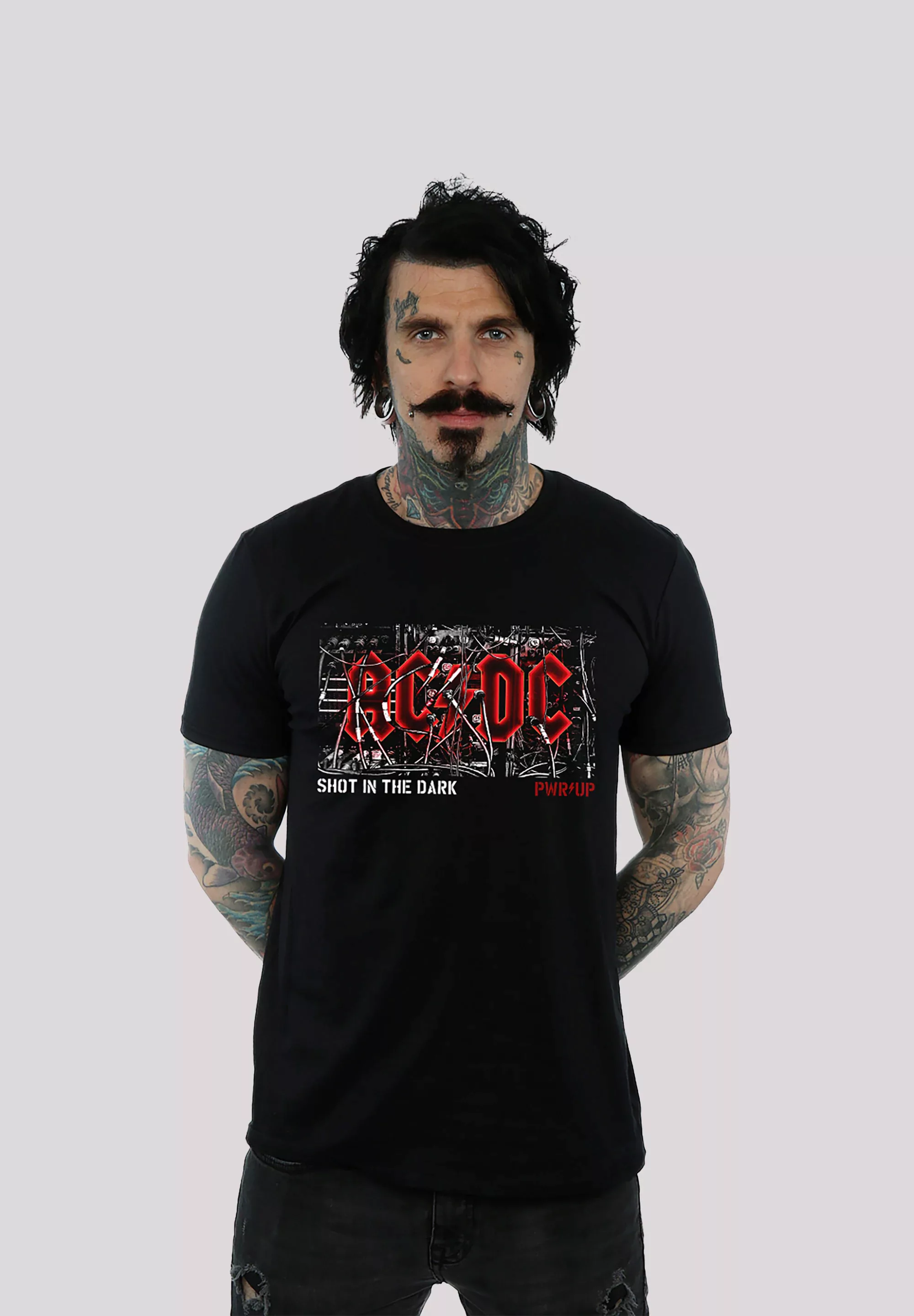 F4NT4STIC T-Shirt "ACDC PWRUP Cable Logo für Kinder & Herren", Print günstig online kaufen