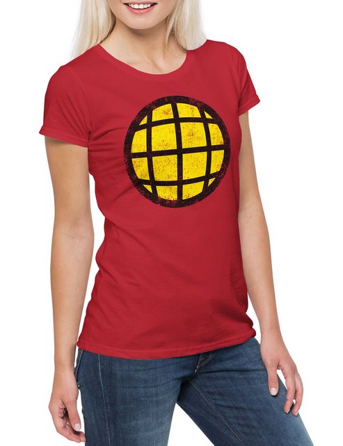 Urban Backwoods Print-Shirt Captain Planet Damen T-Shirt TV Series And The günstig online kaufen