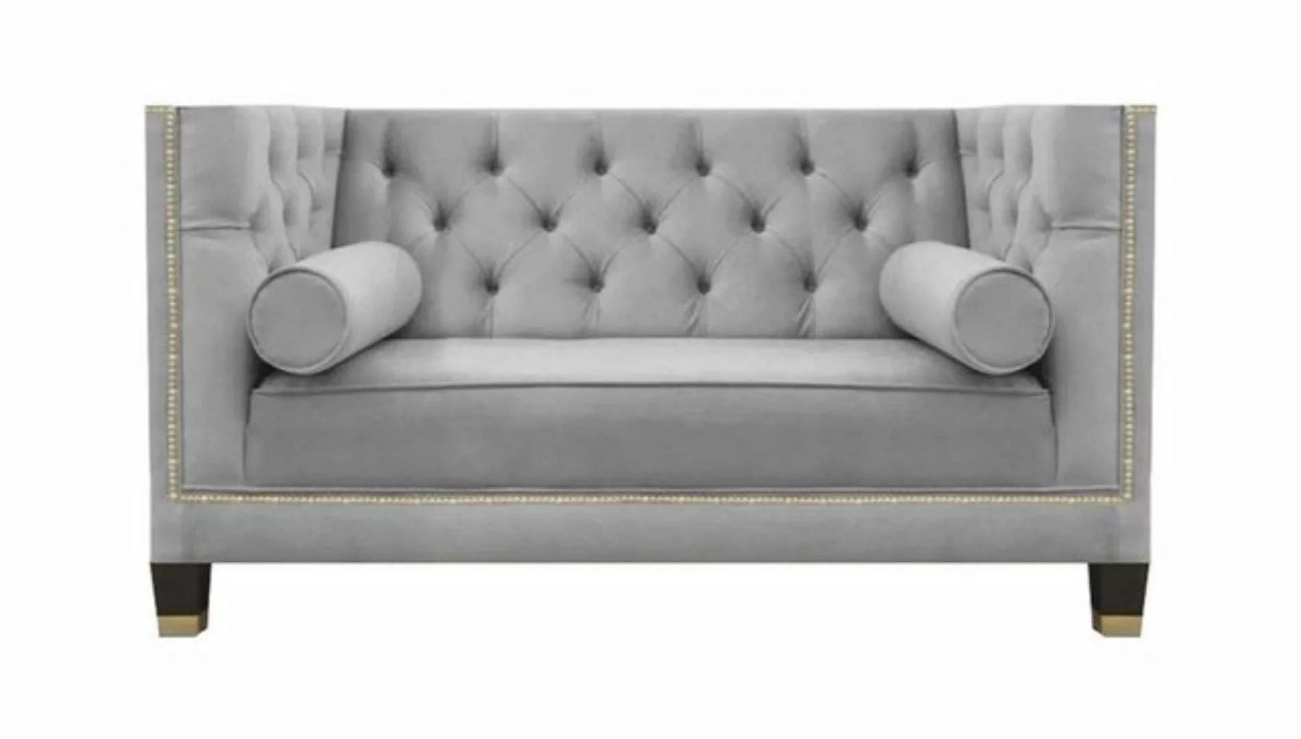 JVmoebel 2-Sitzer Chesterfield Designer Sofa Zweisitzer Couch Wohnzimmer Lu günstig online kaufen