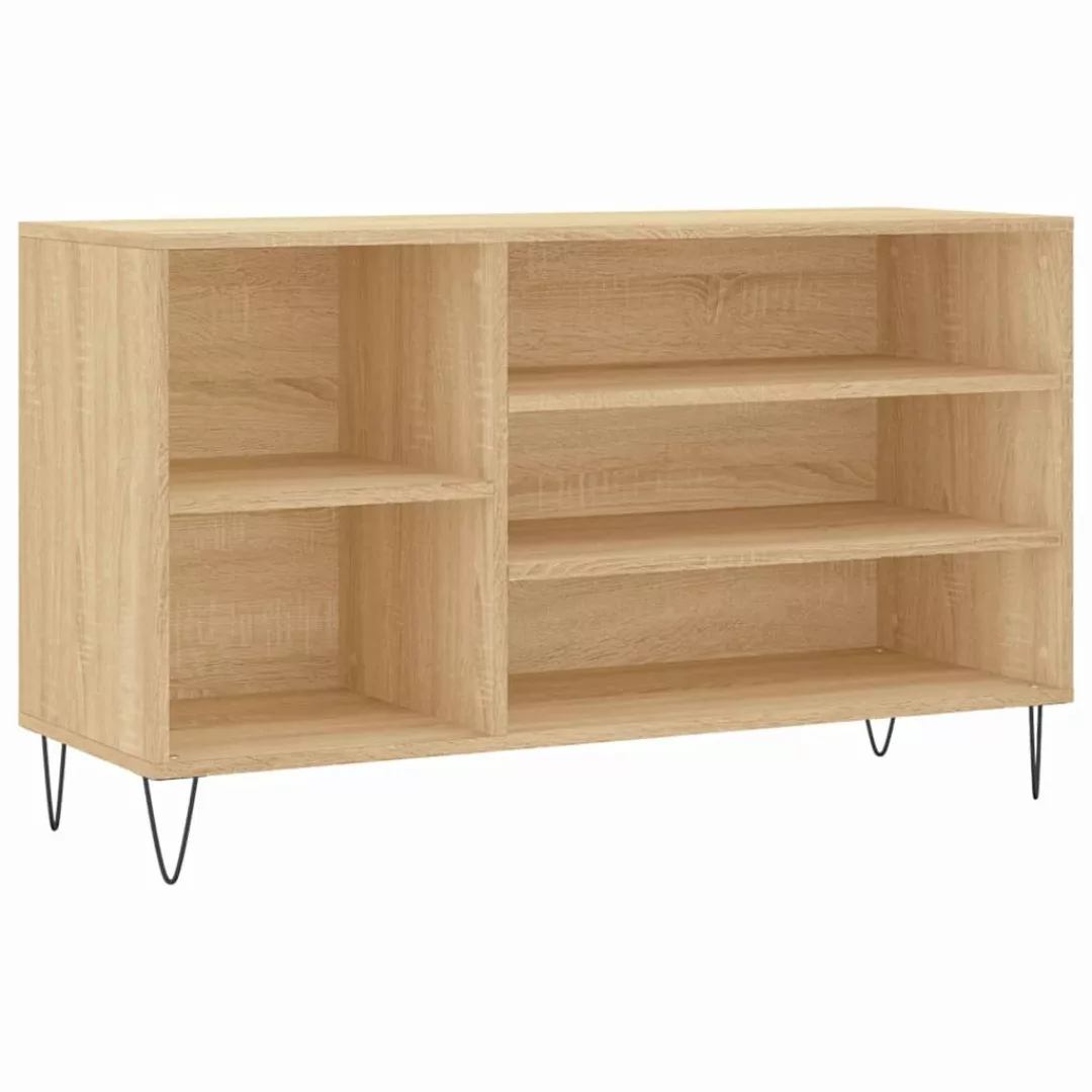 vidaXL Schuhregal Schuhregal Sonoma-Eiche 102x36x60 cm günstig online kaufen