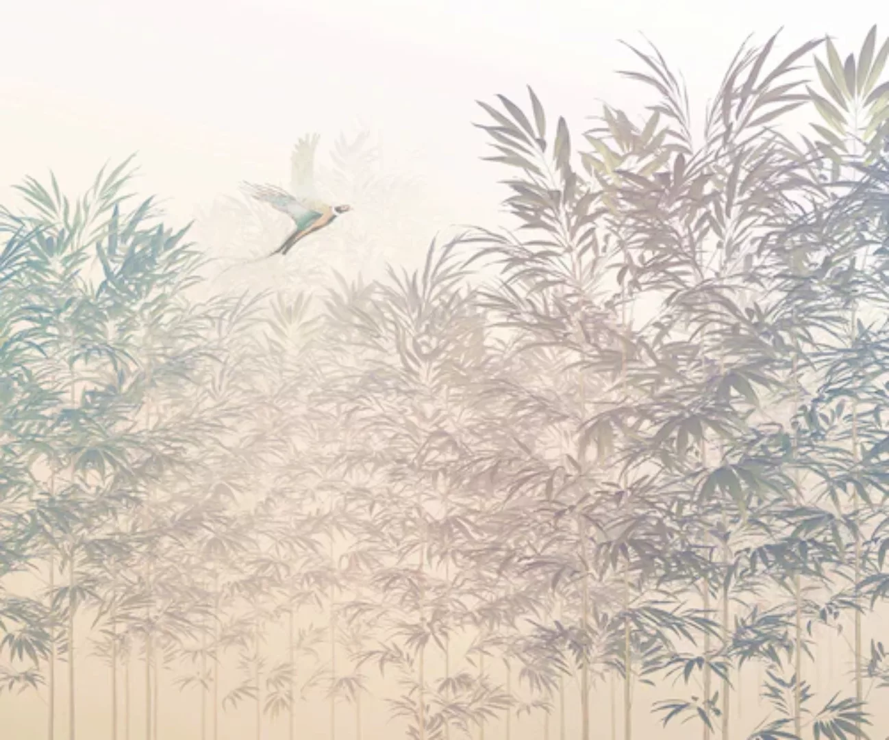 KOMAR Vlies Fototapete - Bamboo Paradise - Größe 300 x 250 cm mehrfarbig günstig online kaufen