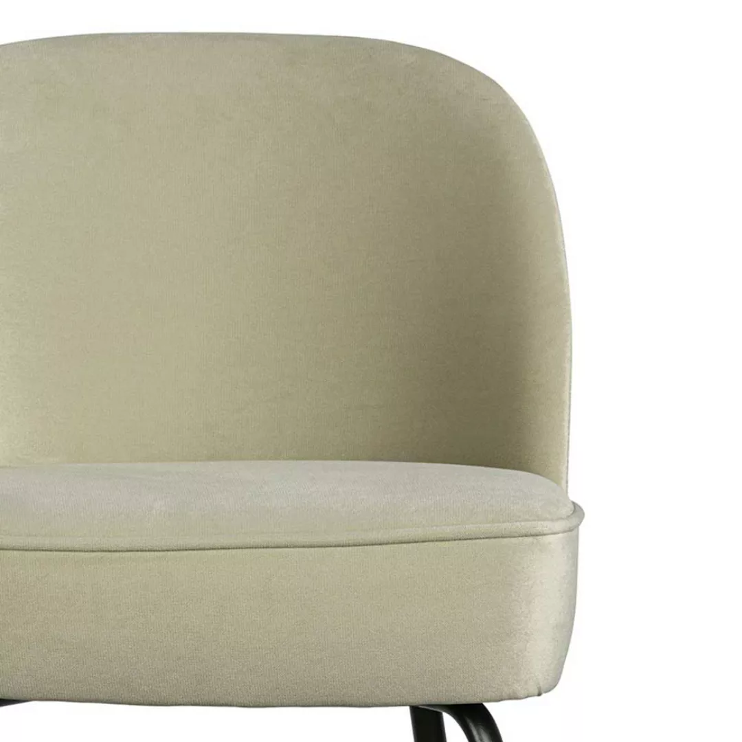 Barstuhl mit Rückenlehne in Graugrün und Schwarz 64 cm Sitzhöhe günstig online kaufen