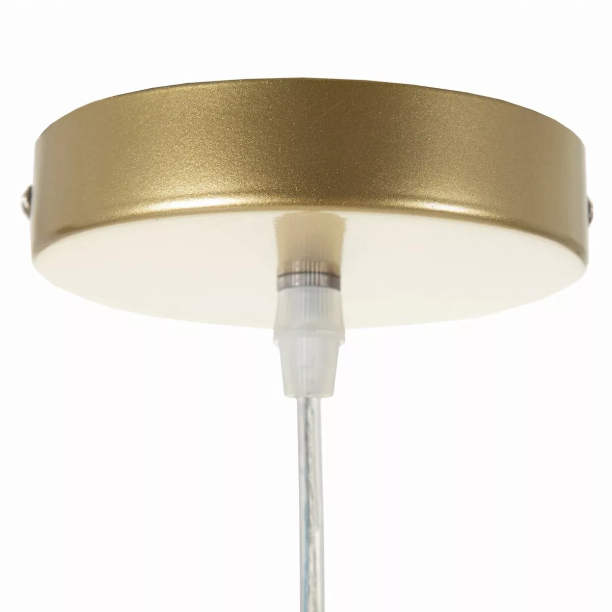 Deckenlampe 28,5 X 28,5 X 28 Cm Kristall Gold Metall Weiß günstig online kaufen