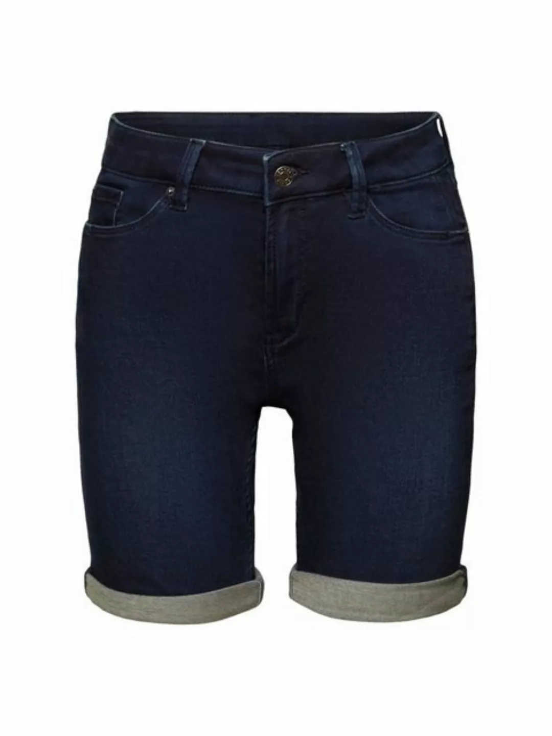 Esprit Jeansshorts Jeans-Shorts aus Bio-Baumwoll-Mix günstig online kaufen