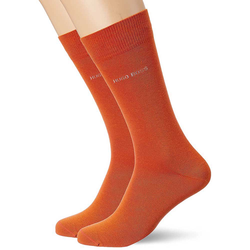 Boss Rs Uni Farben Socken 2 Paare EU 43-46 Bright Orange günstig online kaufen