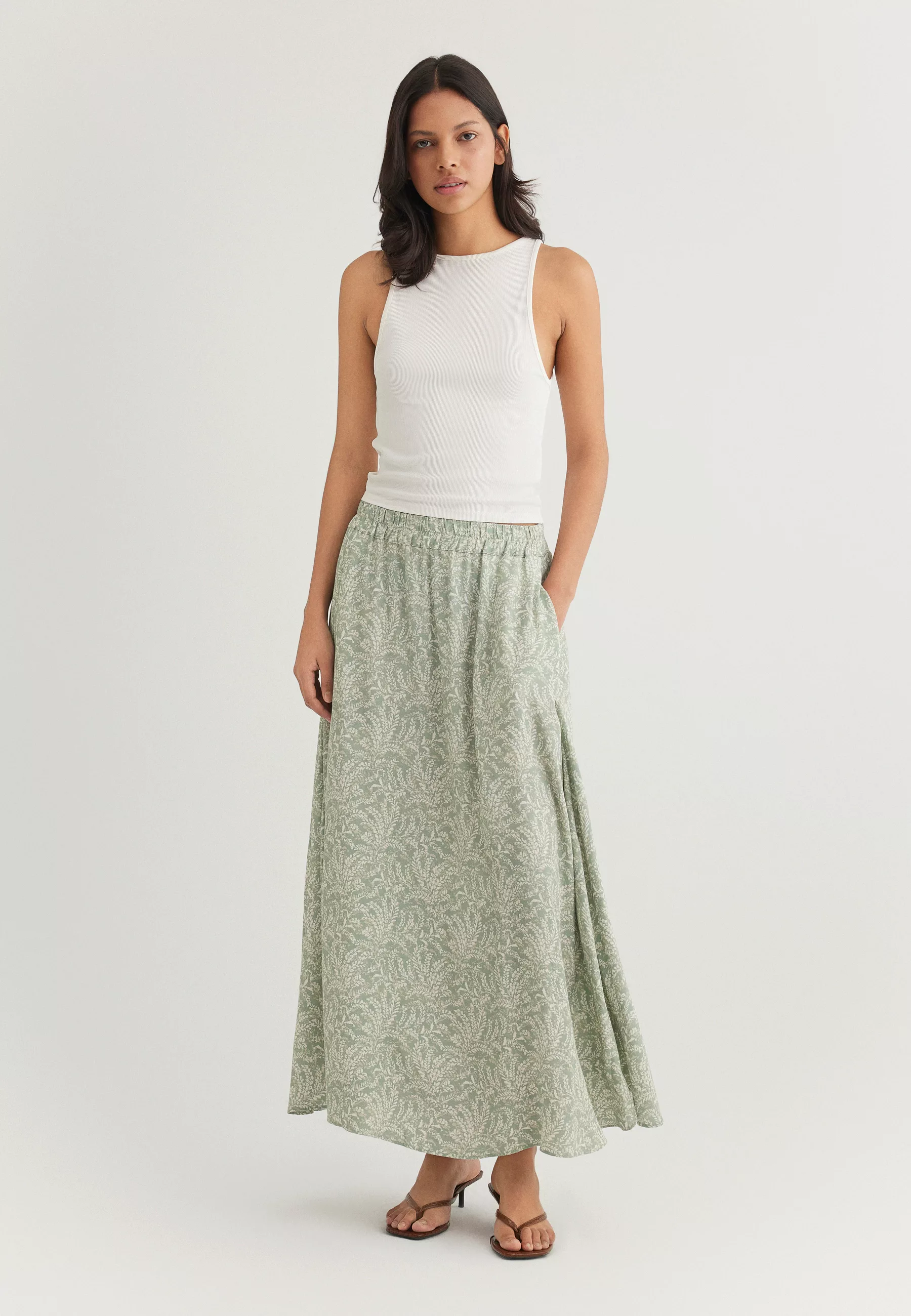 Mavi Maxirock "LONG SKIRT", Rock Midi günstig online kaufen