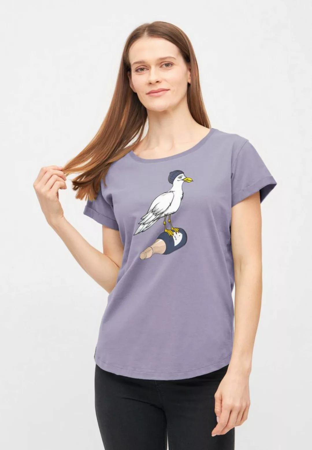 Derbe T-Shirt "Sturmmöwin", Maritim, Nachhaltig, Organic Cotton, Möwe günstig online kaufen