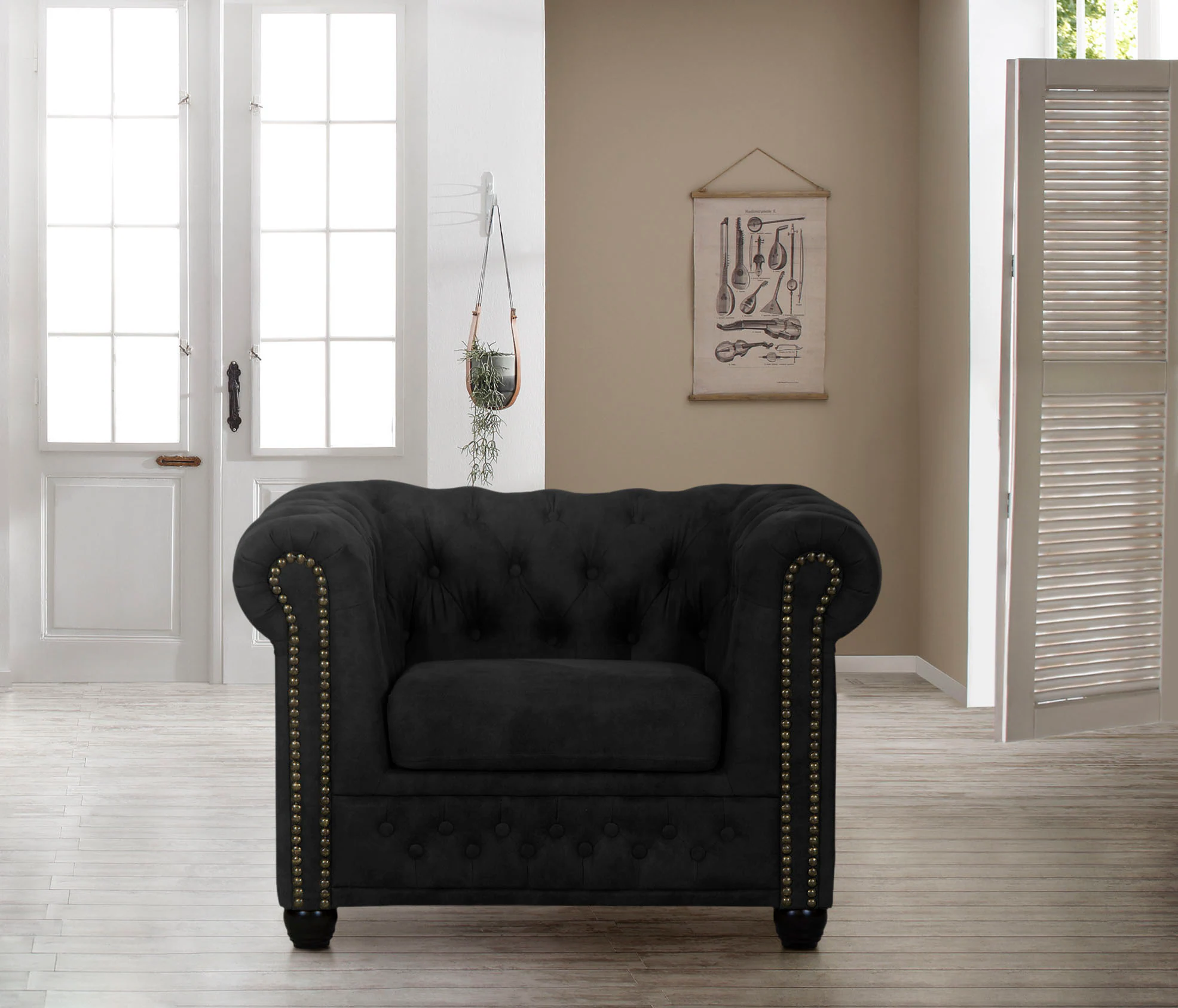 Home affaire Chesterfield-Sessel "Rysum Sessel", passend zur Serie "Rysum" günstig online kaufen