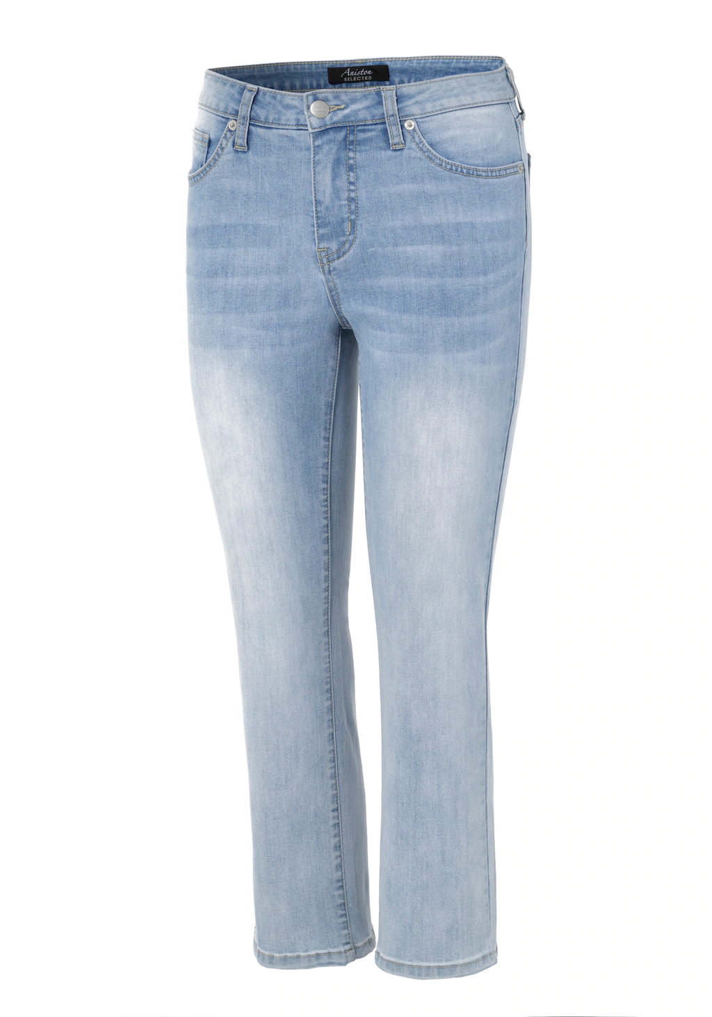 Aniston SELECTED Straight-Jeans, in verkürzter cropped Länge günstig online kaufen