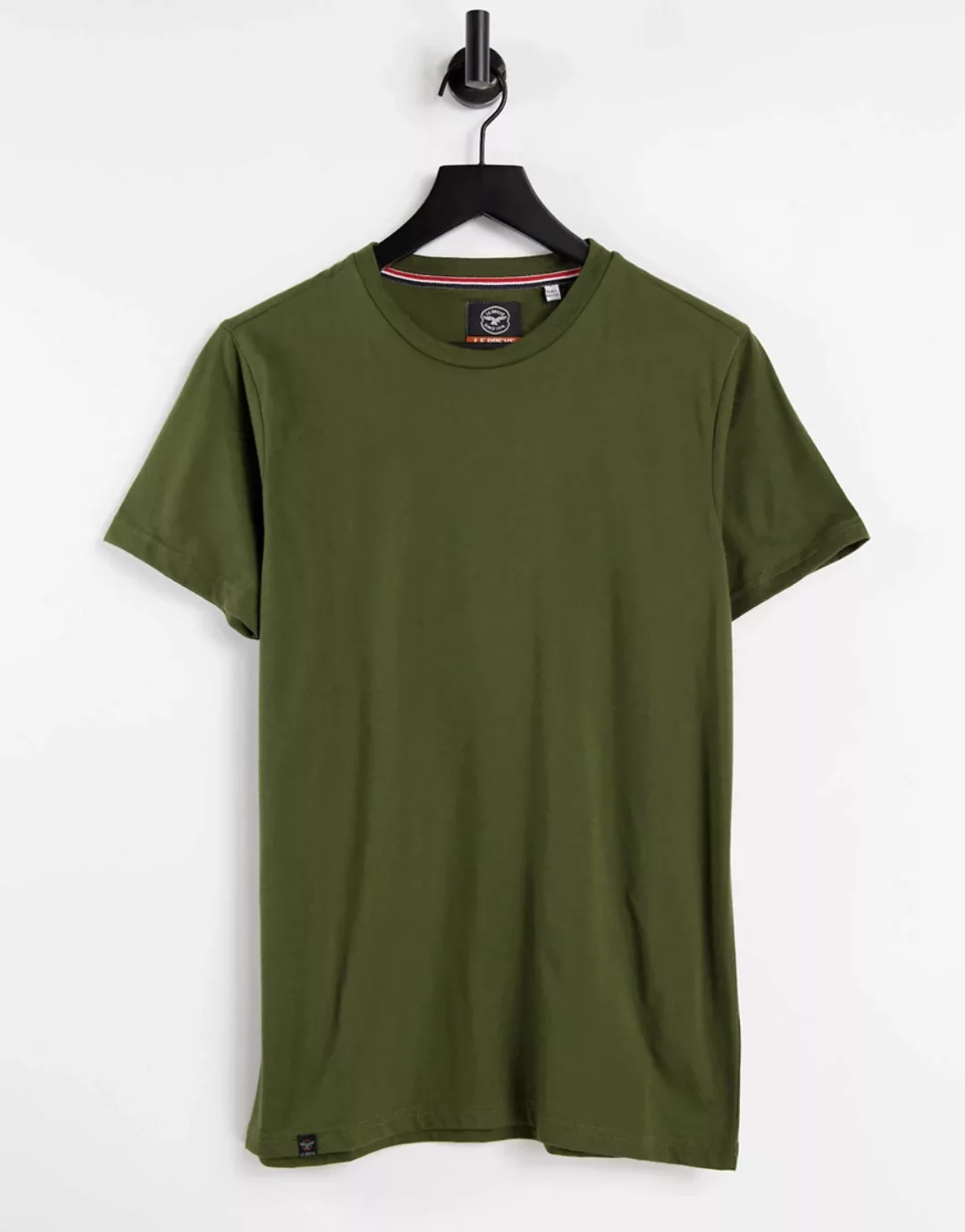 Le Breve – Muskel-T-Shirt in Khaki-Grün günstig online kaufen