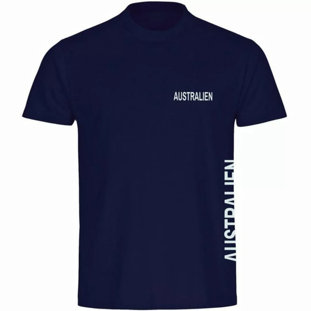 multifanshop T-Shirt Herren Australien - Brust & Seite - Männer günstig online kaufen
