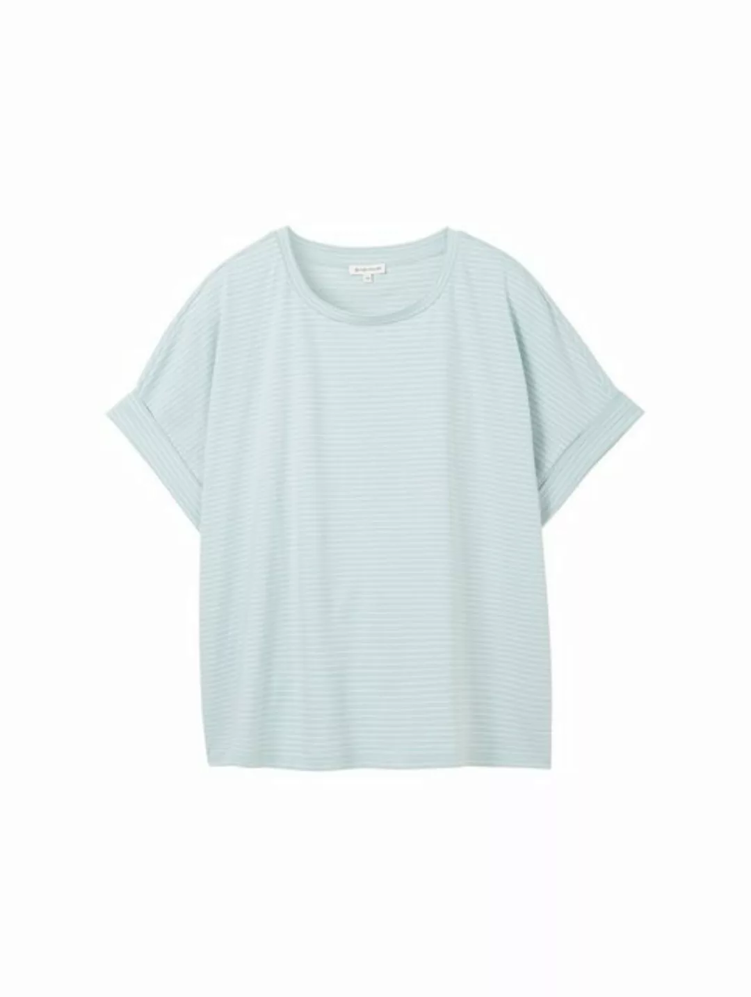 TOM TAILOR T-Shirt Lockeres T-Shirt mit Streifenmuster günstig online kaufen