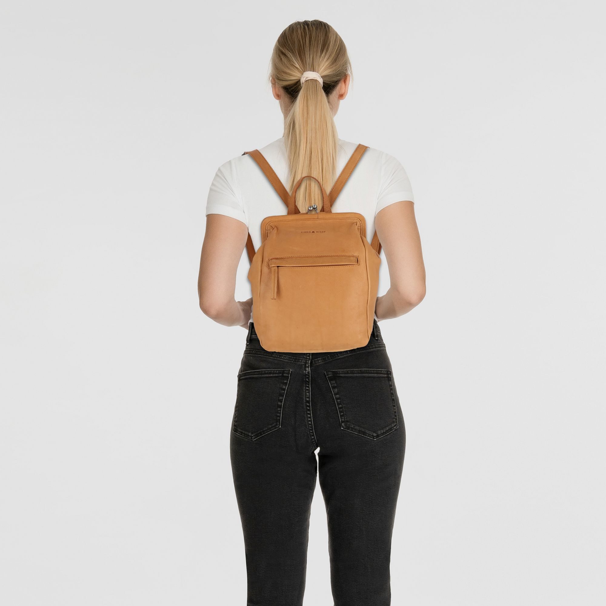 Greenburry Cityrucksack Vintage washed, Leder günstig online kaufen