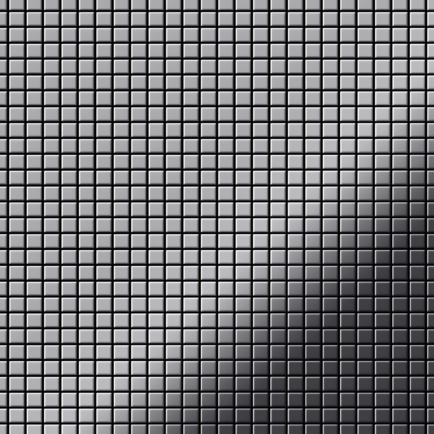 ALLOY Mosaik Fliese Massiv Metall Edelstahl Matt Grau 1,6mm Stark Glomesh-s günstig online kaufen