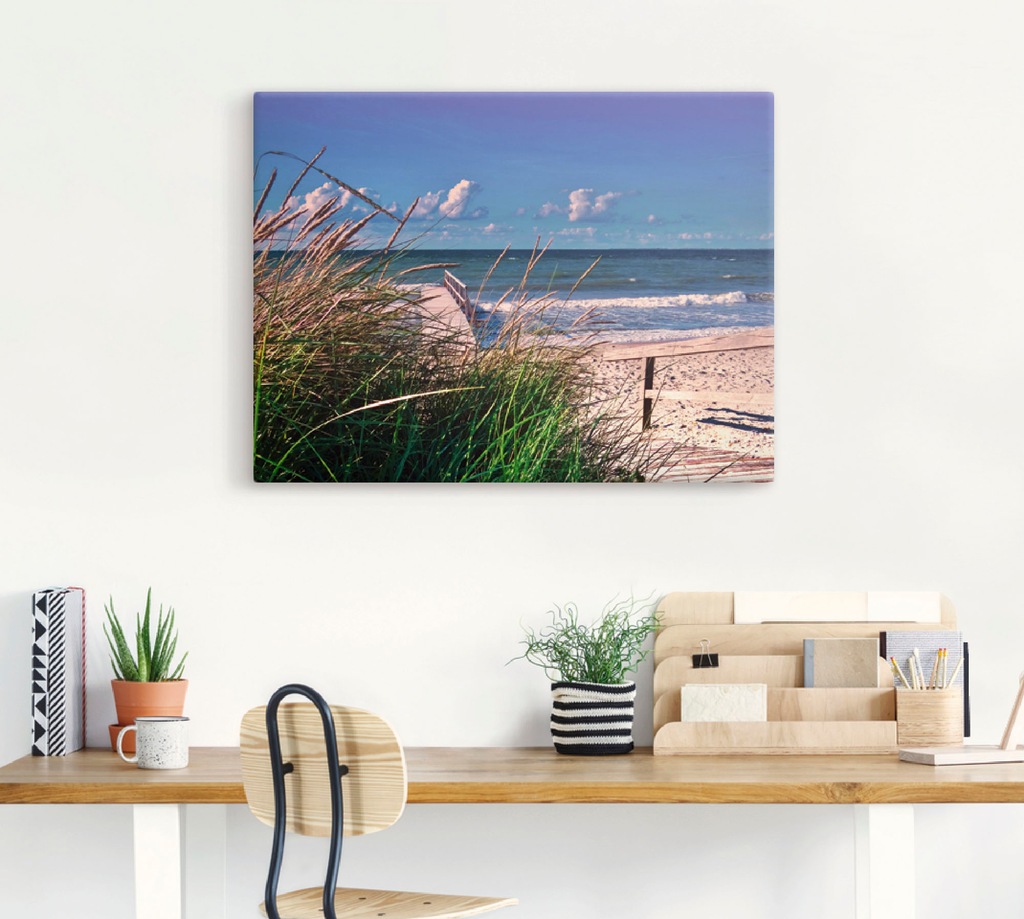 Artland Wandbild "Ostsee Impression Heiligenhafen", Strand, (1 St.), als Al günstig online kaufen