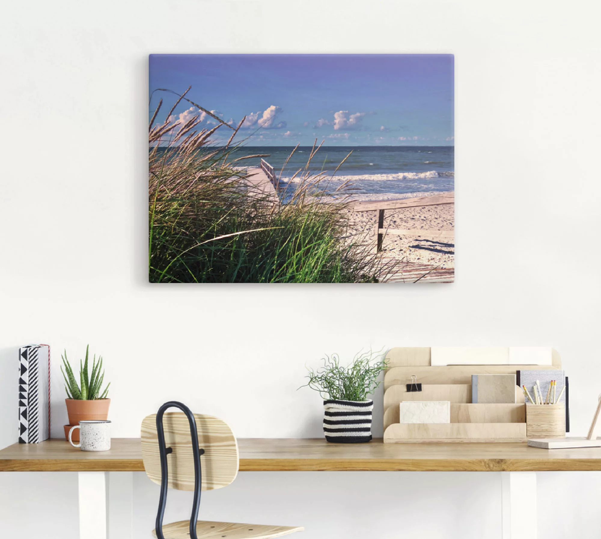 Artland Wandbild "Ostsee Impression Heiligenhafen", Strand, (1 St.), als Al günstig online kaufen