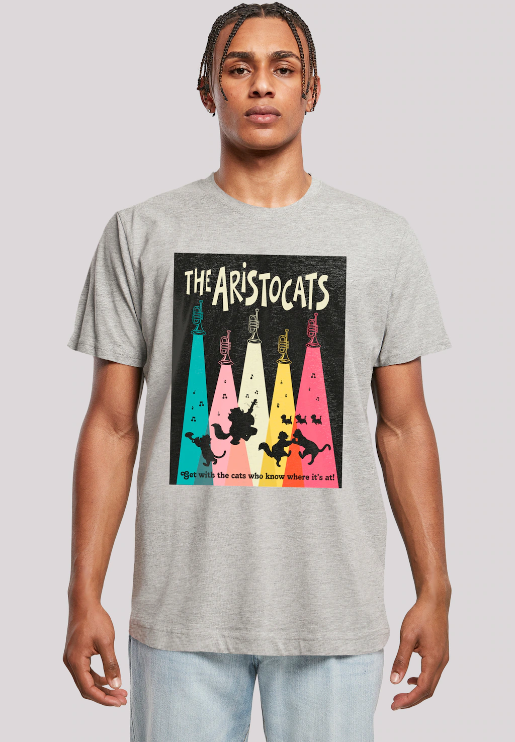 F4NT4STIC T-Shirt "Aristocats kommen mit den Katzen", Premium Qualität günstig online kaufen