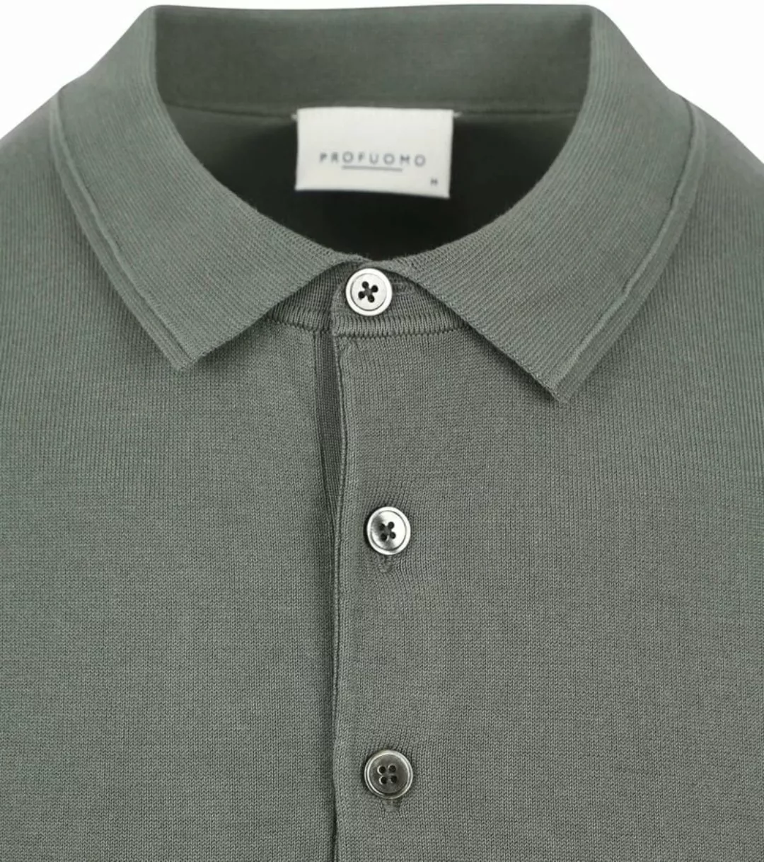 Profuomo Poloshirt Luxury Grün - Größe L günstig online kaufen