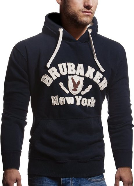 BRUBAKER Kapuzensweatshirt Herren Sweatshirt mit Kapuze - New York Eagle (1 günstig online kaufen