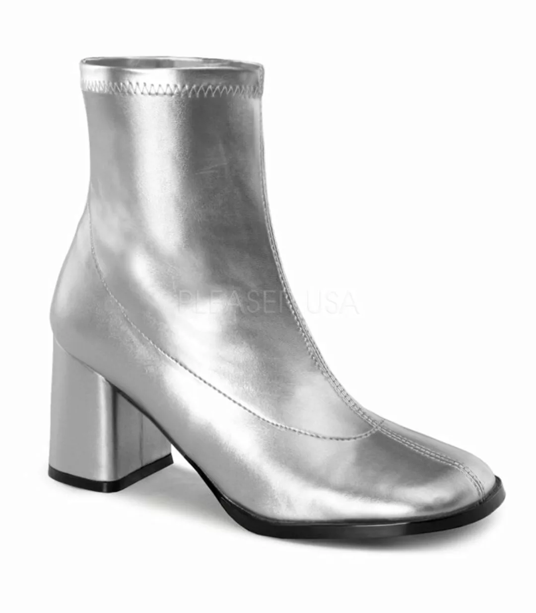 Klassische Stiefelette GOGO-150 - Silber (Schuhgröße: EUR 40) günstig online kaufen