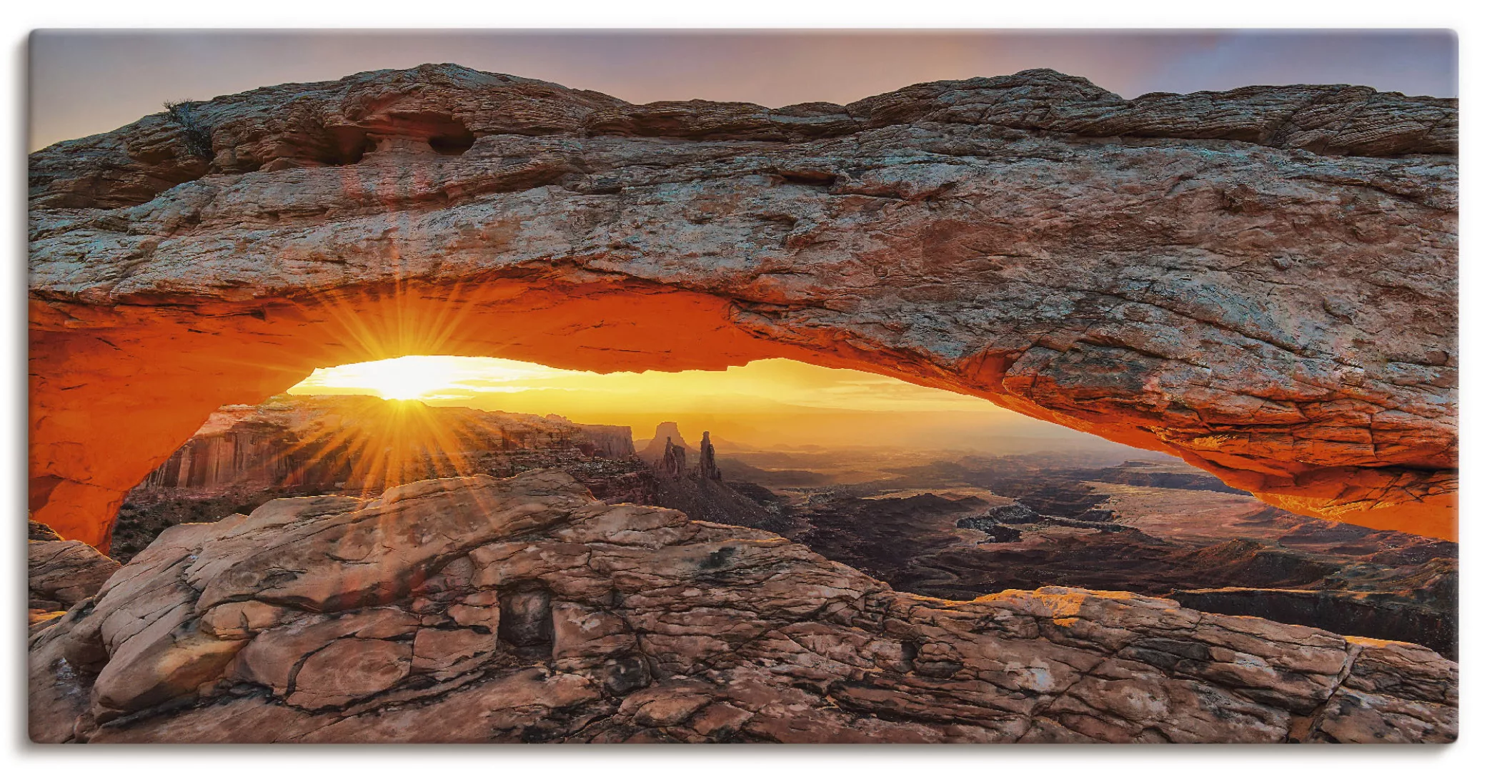 Artland Wandbild »Iconic Mesa Arch«, Felsen, (1 St.) günstig online kaufen