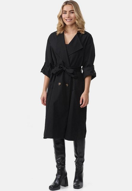 Worldclassca Trenchcoat Worldclassca TRENCHCOAT Oversize mit Gürtel Reversk günstig online kaufen