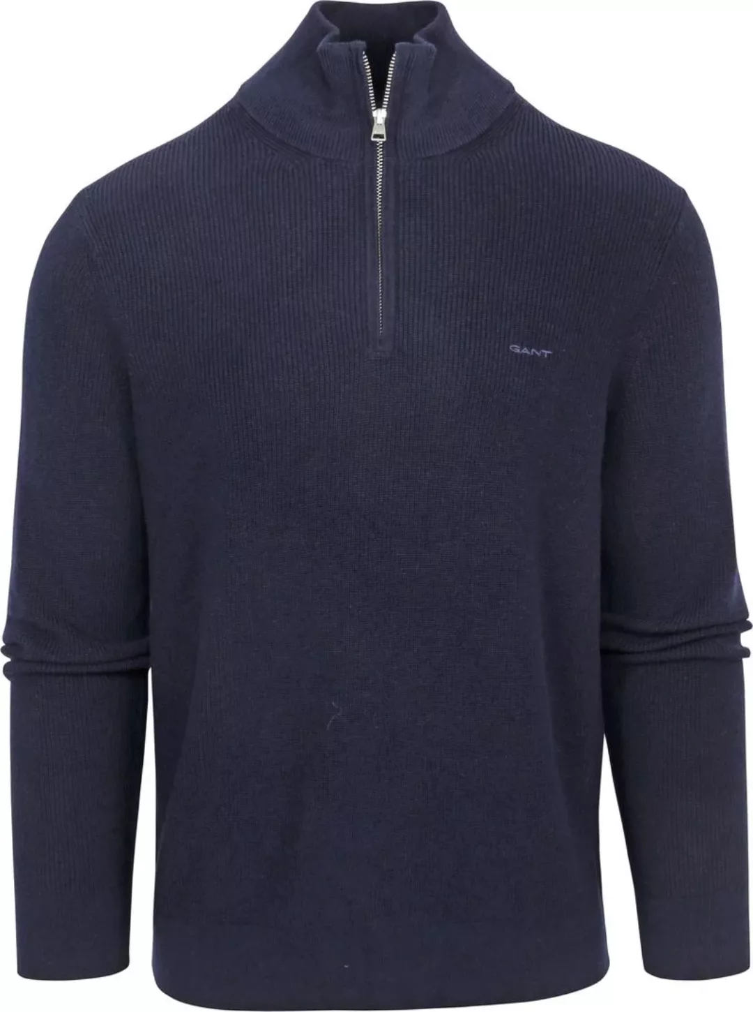 Gant Halfzip Pullover Wool Mix Navy - Größe XXL günstig online kaufen