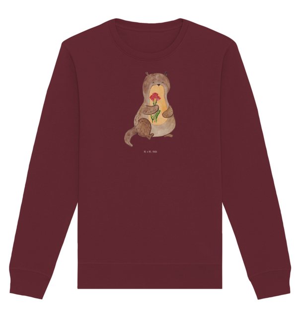 Mr. & Mrs. Panda Longpullover Größe XXL Otter Blumenstrauß - Burgundy - Ges günstig online kaufen