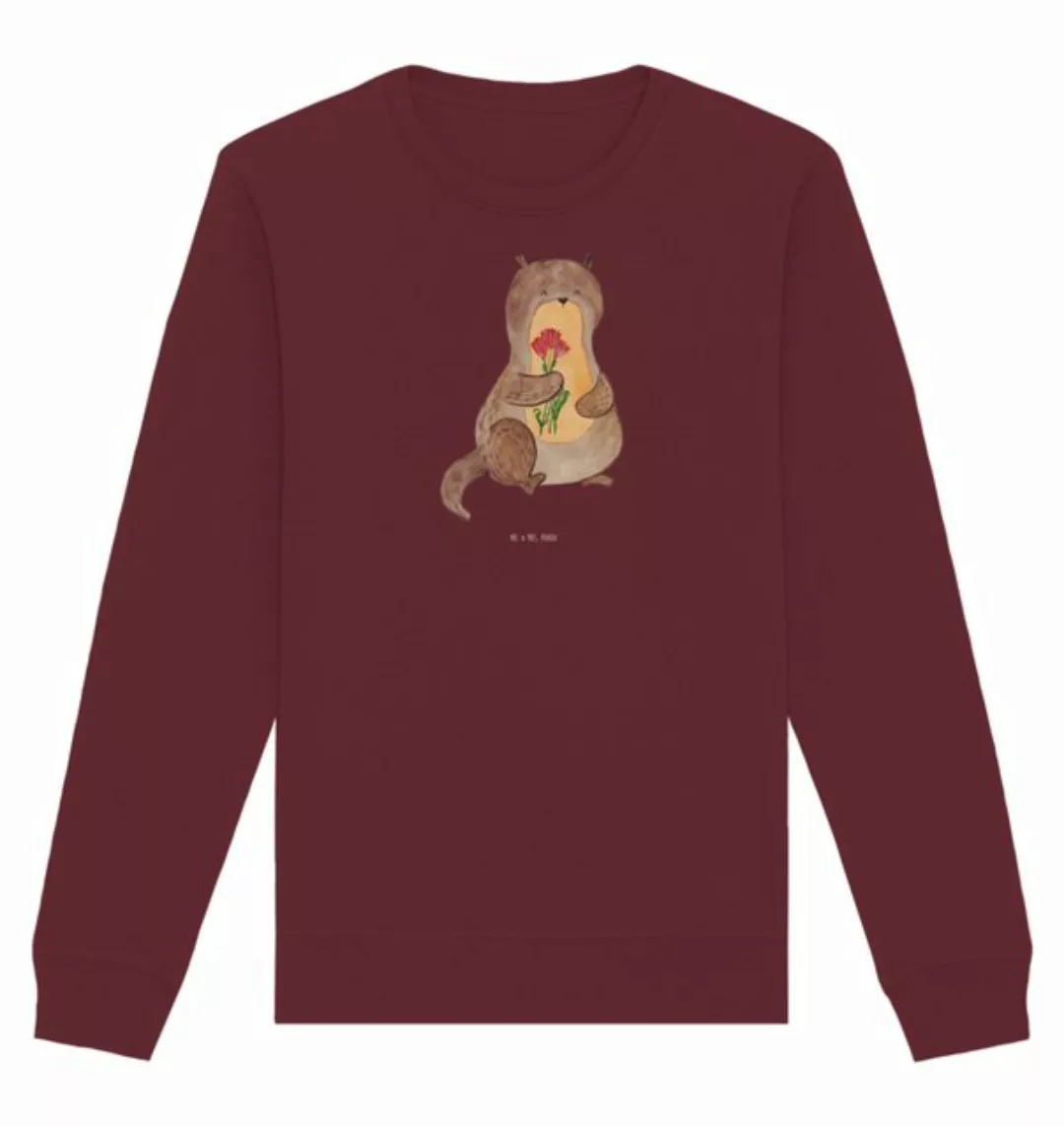 Mr. & Mrs. Panda Longpullover Otter Blumenstrauß Größe XL - Burgundy - Gesc günstig online kaufen