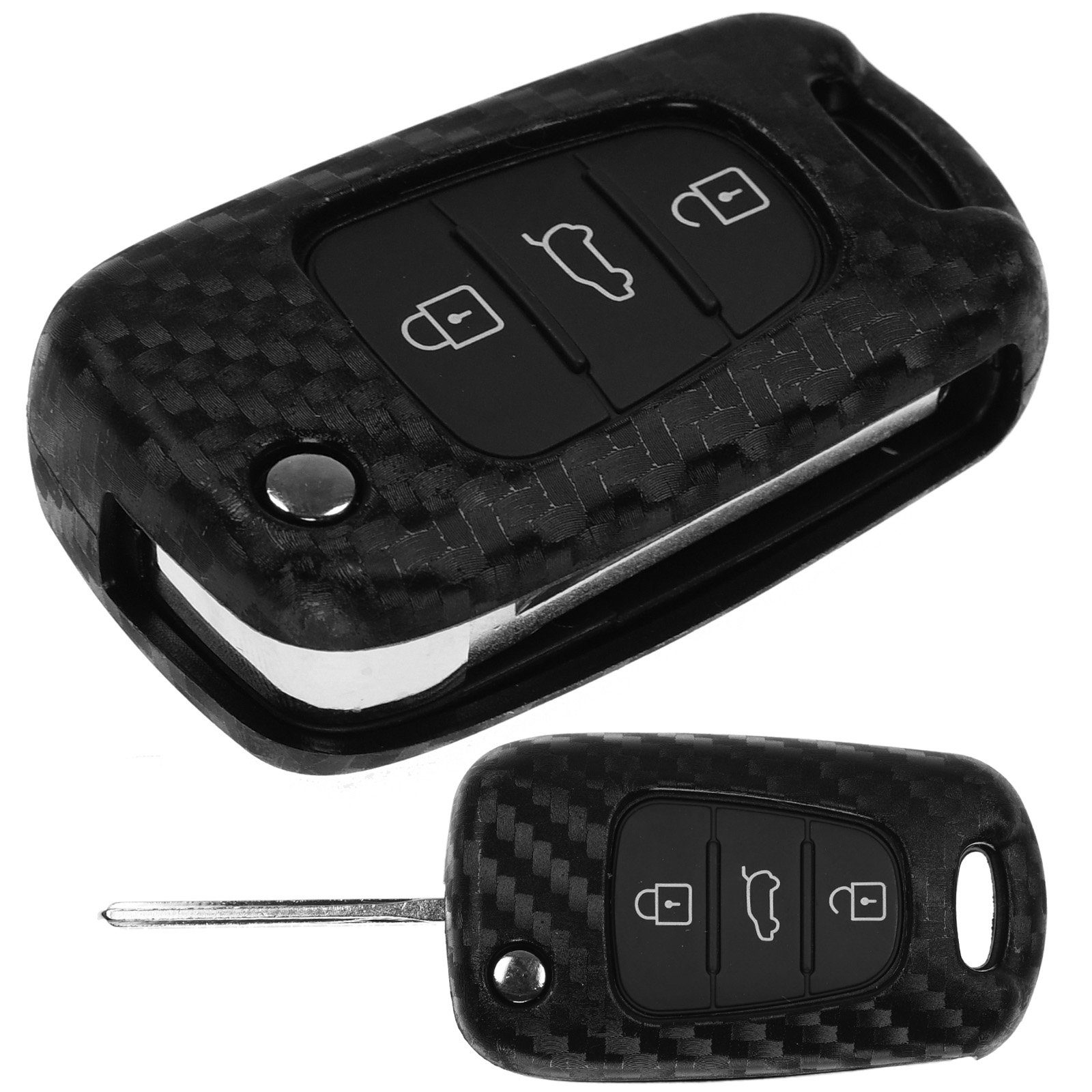 mt-key Schlüsseltasche Autoschlüssel Softcase Silikon Schutzhülle günstig online kaufen
