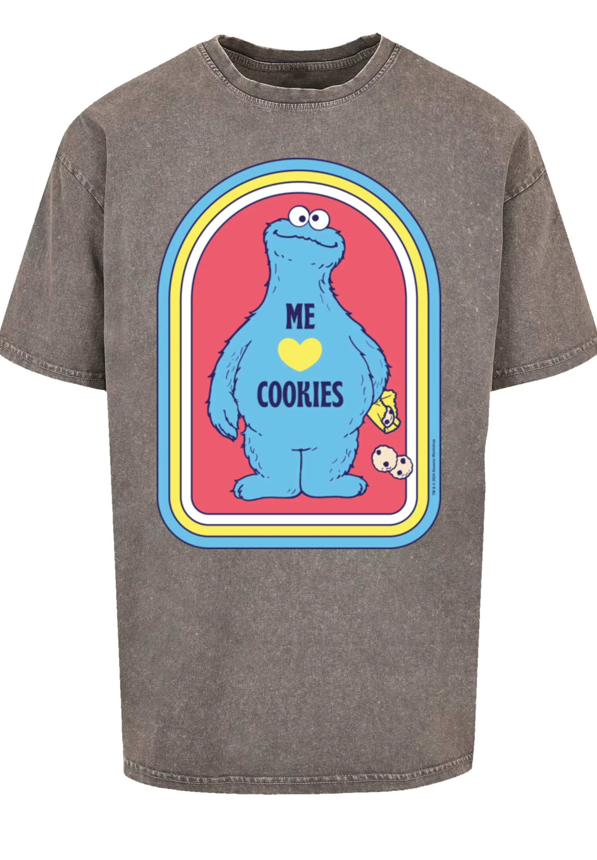 F4NT4STIC T-Shirt "Sesamstraße Cookie Monster Me", Premium Qualität, Weihna günstig online kaufen