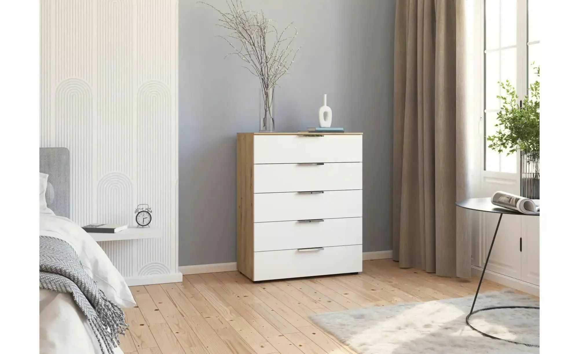 Kommode ¦ holzfarben ¦ Maße (cm): B: 80 H: 100 Kommoden & Sideboards > Komm günstig online kaufen